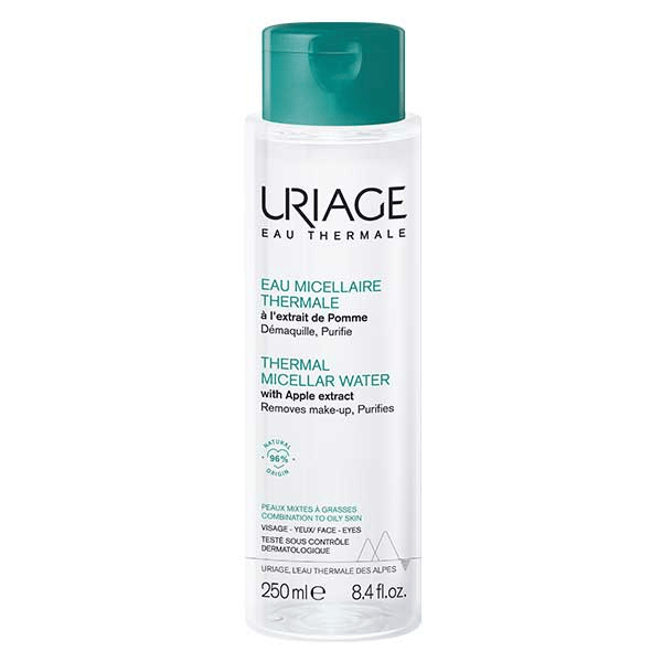 Eau Micellaire Thermale Démaquillante Peaux Mixtes à Grasses 250ml