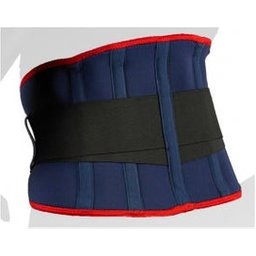 Ceinture lombaire classique renforcée bleu T-S