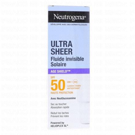 Ultra Sheer - Fluide Invisible Solaire Anti-Âge SPF50 50ml