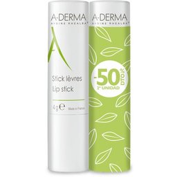Aderma Stick Lèvres 4g lot de 2