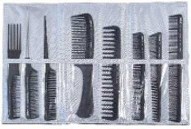 Trousse Kit 8 Peignes en Carbone