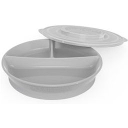 Assiette divisée +6 mois Gris 1 pièce
