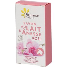Savon au Lait d'Ânesse Rose Bio