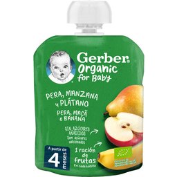 Poire Bio Pomme Pomme Banane 90g
