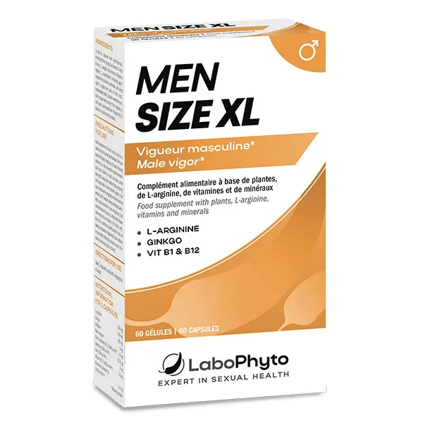 Mensize XL - Cure Taille du Pénis - 60 gélules