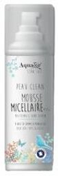 AquaTéal Peau Clean Mousse Micellaire Tous Types de Peaux 150 ml - Flacon-Pompe 150 ml