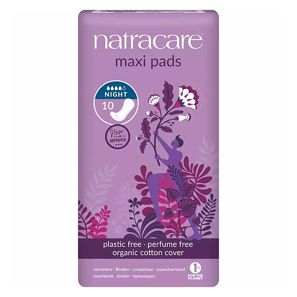 Serviettes Maxi Pads Nuit 10 unités