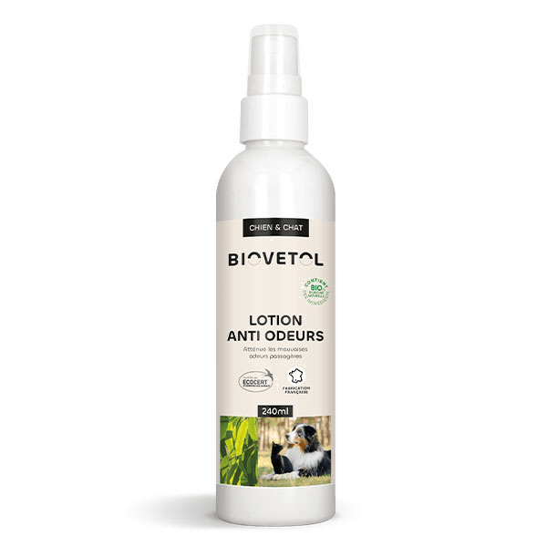 Lotion sans rinçage Anti-Odeur Bio Chien et Chat 240ml