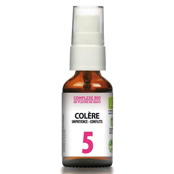 Complexe Fleurs de Bach N°5 Colère 20ml