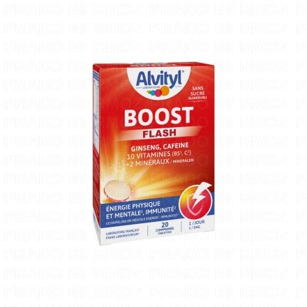 Vitalité - Boost Effervescent goût orange 20 comprimés