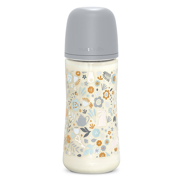 Suavinex, Wonderland, Biberon Tétine SXPro L - Wonderland Bleu - 360ml