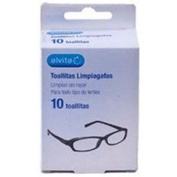 lingettes pour nettoyeur de lunettes 10 pcs