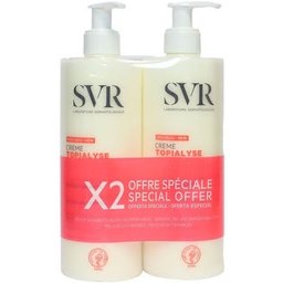 Topialyse Crème Nourrissante Apaisante 48H 2x400ml