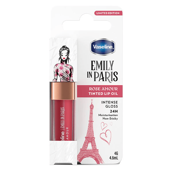 Huile à lèvres – Emily in Paris – Rose Amour – 4g