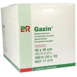 GazinCompresse Sterile 10x10cm 100uts