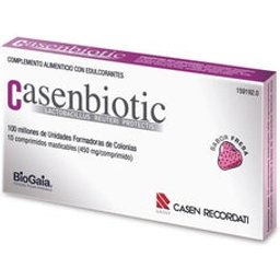 Saveur fraise casenbiotique 10 comprimés