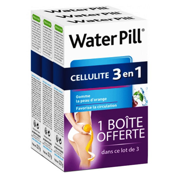 Physcience WaterPill Cellulite Lot de 3 x 20 comprimés