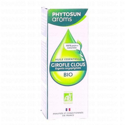Huile essentielle de girofle clous bio flacon 10ml