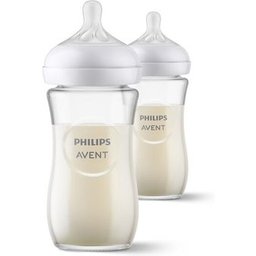 Natural Response Pack Biberon Verre 240ml 2 Unités