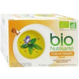 Nutrisanté Infusion Bio Foie Et Intestin 20 Sachets