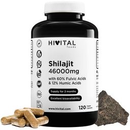HIVITAL Shilajit puro 46000 mg 120 cáps