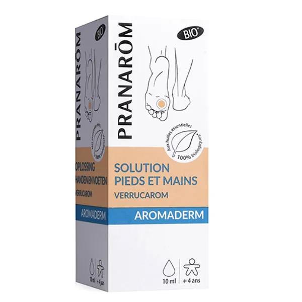 Aromaderm Verrucarom Solution Pieds et Mains Bio 10ml