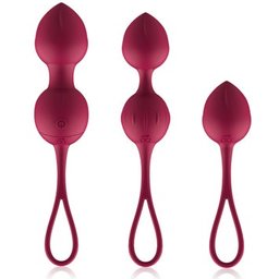 Premium Silicone Vibrating Kegel Beads 3uts