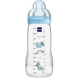 Biberon 2ème Âge Bleu 330ml