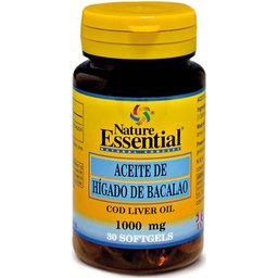 Nature Essential Huile Foie de Morue 1000mg 30 Gélules