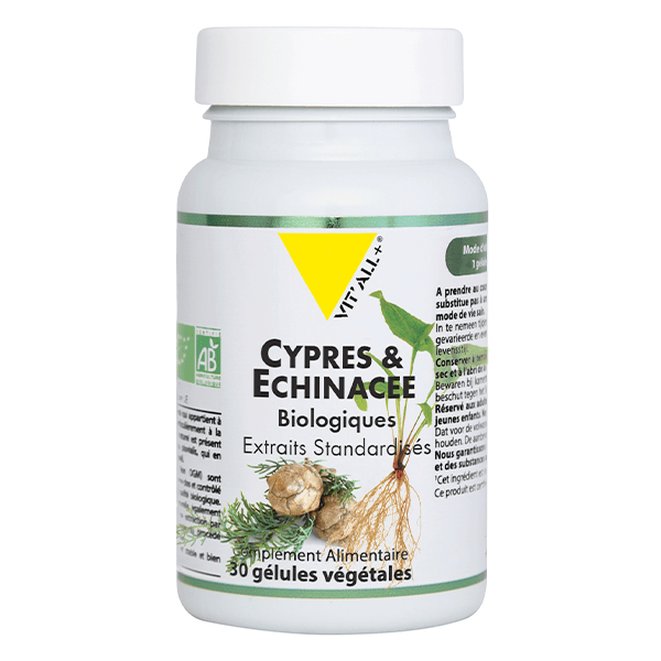 Cyprès & Echinacée Bio Extraits Standardisés 30 gélules végétales