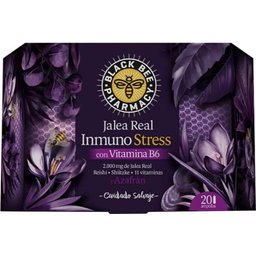 Gelée royale d'abeille noire stress immunitaire avec 20 ampoules
