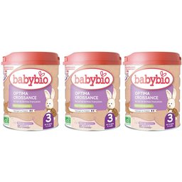 Babybio Optima 3 Lait de croissance pour nourisson 3ème âge pour nourisson
