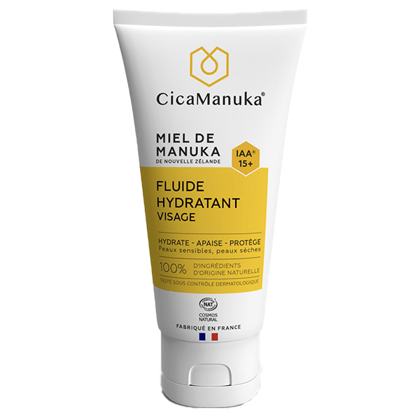Fluide Hydratant Visage au Miel de Manuka IAA15+ 50ml