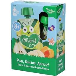 | Gourde Fruits | Bébé Dès 8 Mois | Abricot Poire Banane