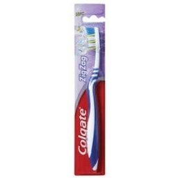 Colgate Brosse à dents moyenne en zigzag