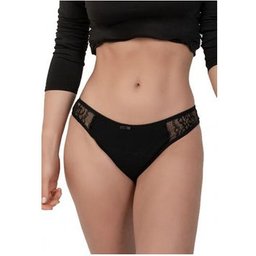 Agadir Culotte Menstruelle Bambou Flux Abond M Noir 2uts
