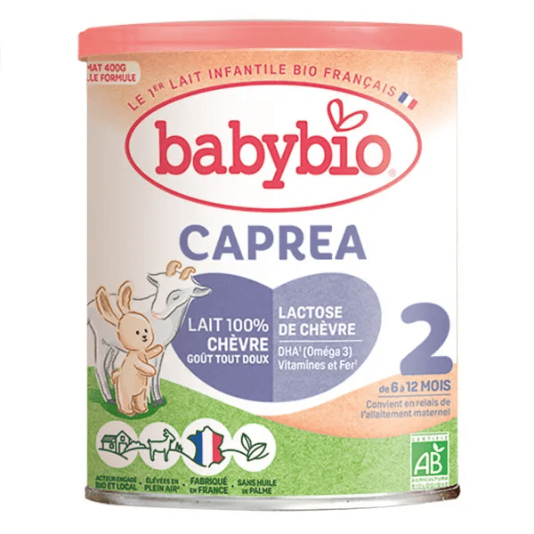 Caprea 2 Formule au Lait de Chèvre Bio 400g