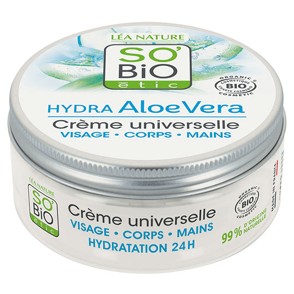 So'Bio Étic Hydra Aloe Vera Crème Universelle Visage Corps Mains Bio 150ml