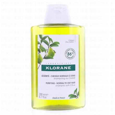 Cédrat - Shampooing énergisant & légèreté flacon 200ml