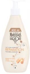 Lait Corps Hydratant Réparation au Beurre de Karité Aloès et Cire d'Abeille Pour Peaux Trèsèches 400 ml - Flacon-Pompe 400 ml