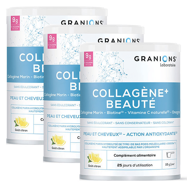 Granions Beauté Goût Citron 250g Lot de 3