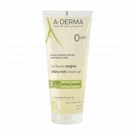 A-DERMA Les indispensables - Gel douche surgras tube 200ml