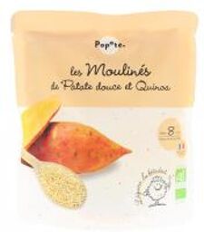 Les Moulinés Patate Douce et Quinoa 8 Mois et + Bio 180 g - Doypack 180 g