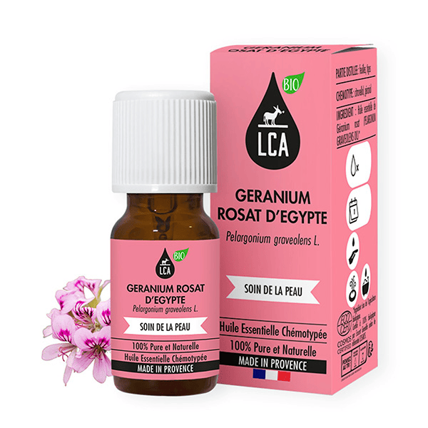 Huile Essentielle de Géranium Rosat d Egypte BIO 10 ml