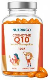 Nutri&Co; Coenzyme Q10 Haute Absorption 120 Gélules - Pot 120 gélules