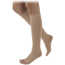 Sigvaris 504 AD Chaussette PO Beige LS+ 1 Paire