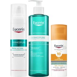 Pack Dermopure Limpieza + Serum + Sun Face
