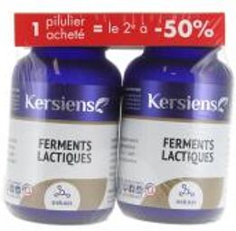 Ferments Lactiques Lot de 2 x 30 Gélules - Pot 60 gélules