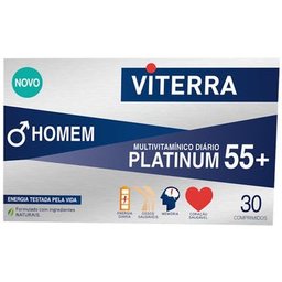 Omega Pharma Viterra Homem Platinum 55+ 30comp