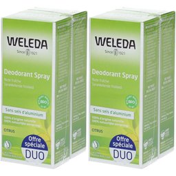 Citrus Déodorant Spray Duo